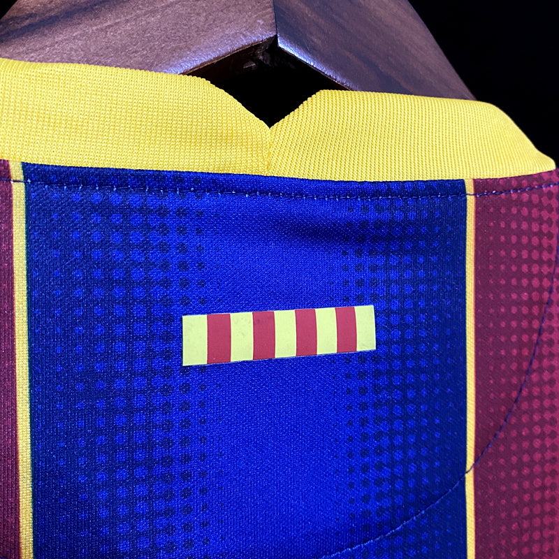 Barcelona 20/21 Camisa 1 Retrô / Torcedor