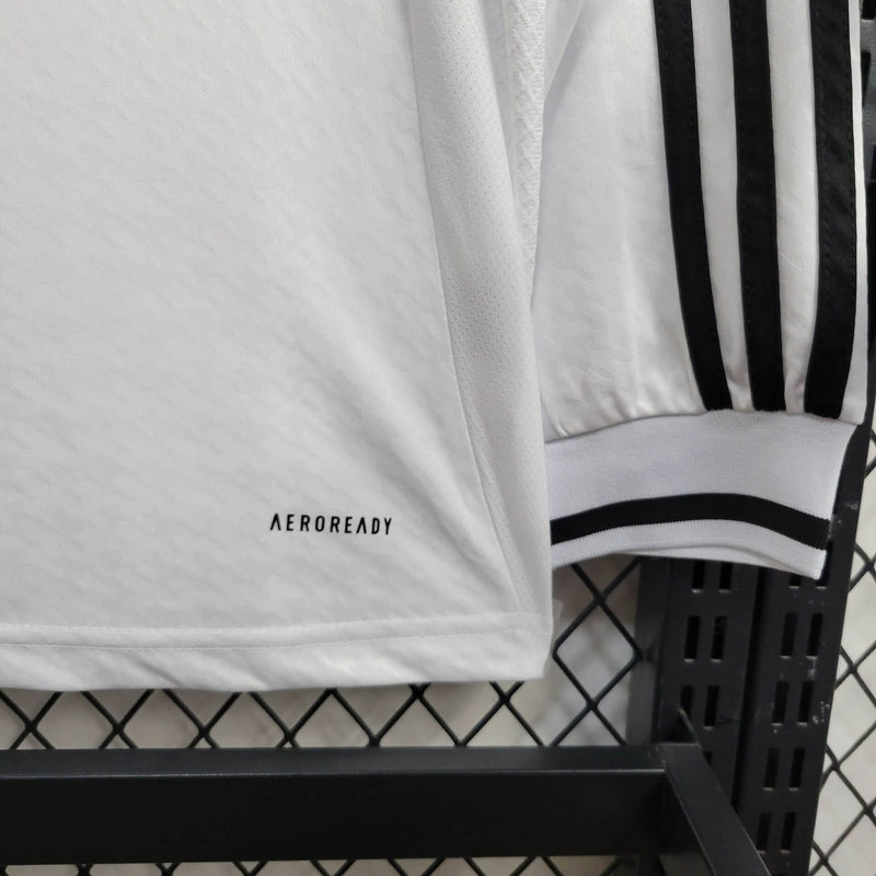 Real Madrid 24/25 Camisa 1 Manga Longa / Torcedor