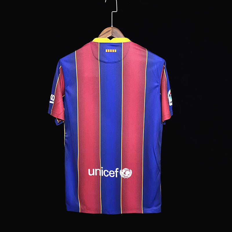 Barcelona 20/21 Camisa 1 Retrô / Torcedor
