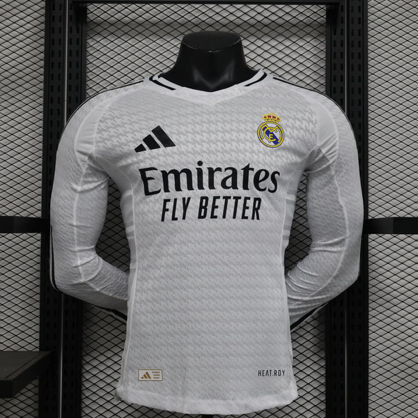 Real Madrid 24/25 Camisa 1 Manga Longa / Jogador