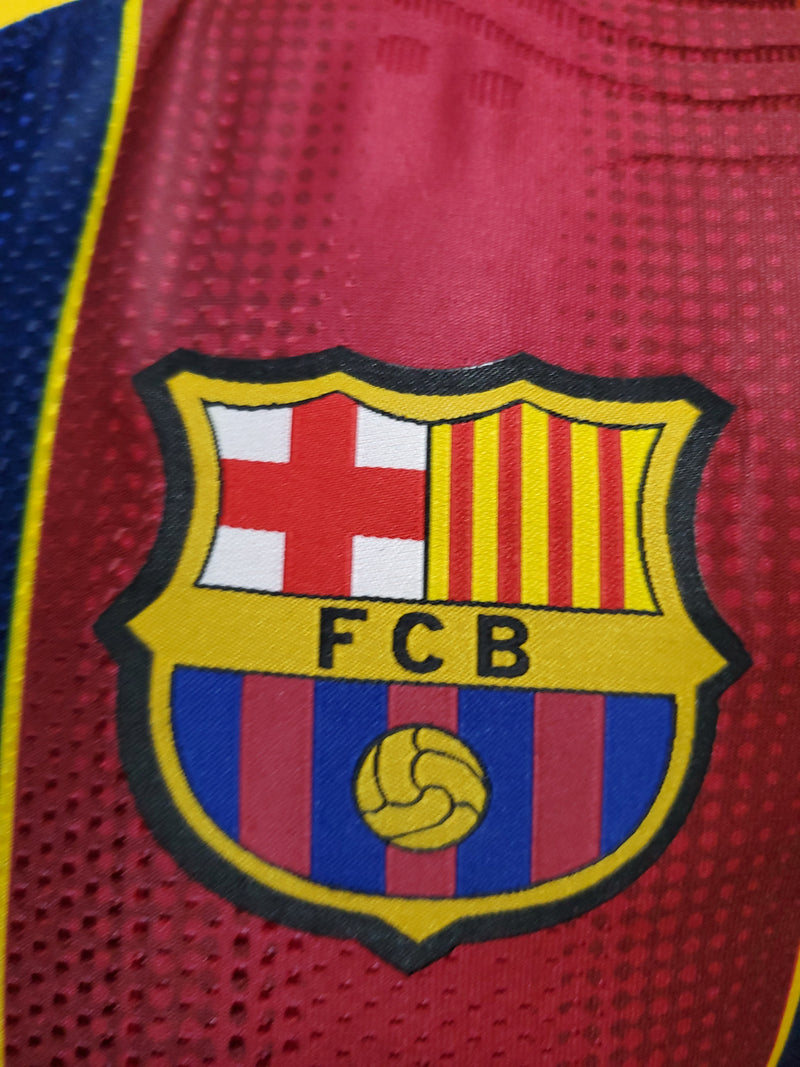 Barcelona 20/21 Camisa 1 Retrô / Jogador