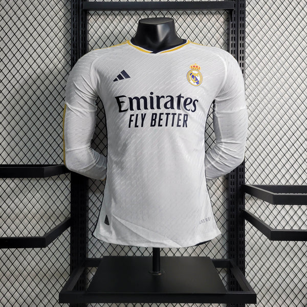 Real Madrid 23/24 Camisa 1 Manga Longa / Jogador