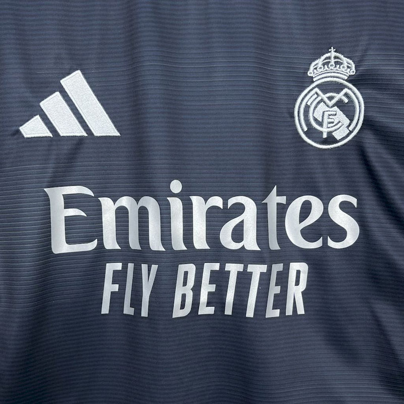 Real Madrid 25/26 Camisa 2 Manga Longa / Torcedor