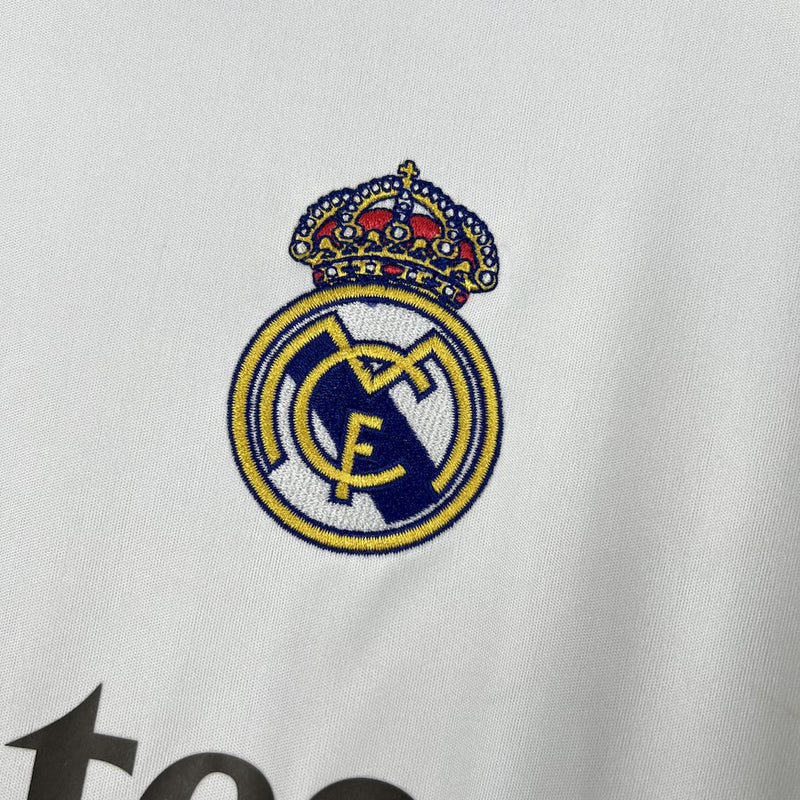 Real Madrid 25/26 Camisa 1 Manga Longa / Torcedor