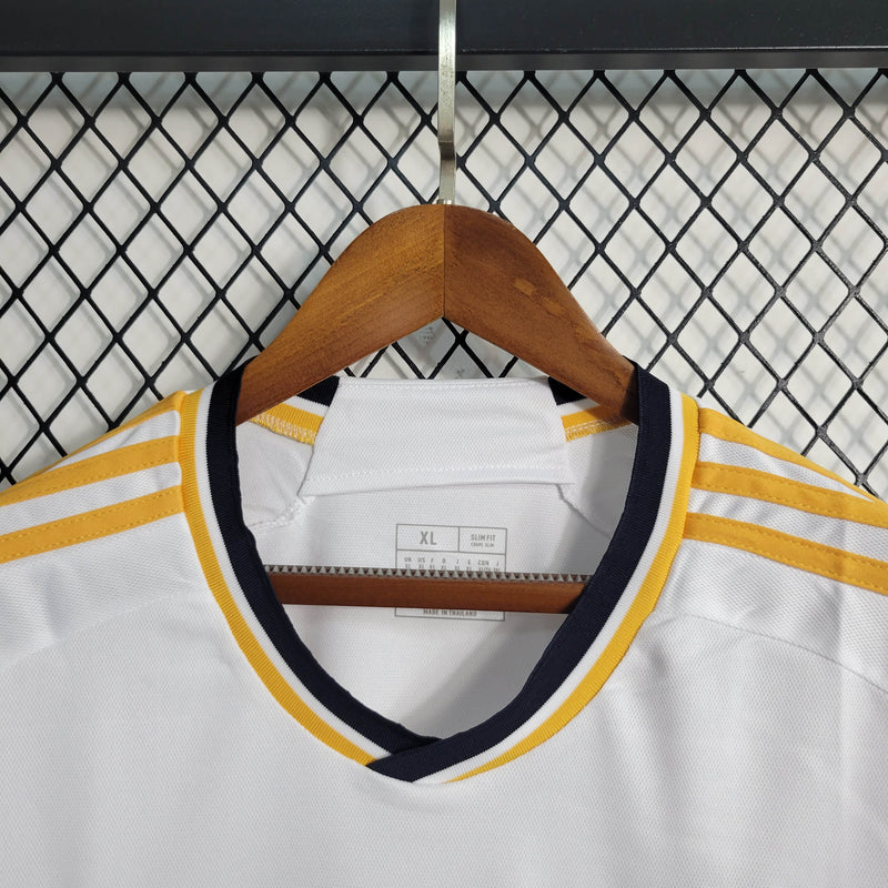 Real Madrid 23/24 Camisa 1 Manga Longa / Torcedor