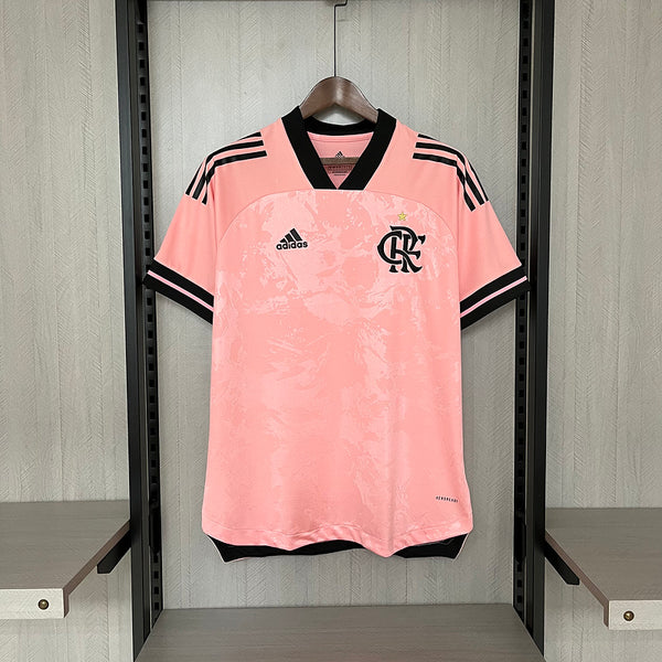 Flamengo 20/21 / Camisa Outubro Rosa / Retrô