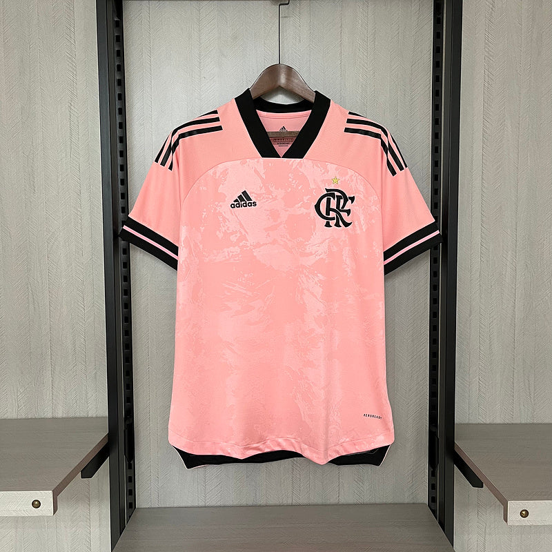 Flamengo 20/21 / Camisa Outubro Rosa / Retrô