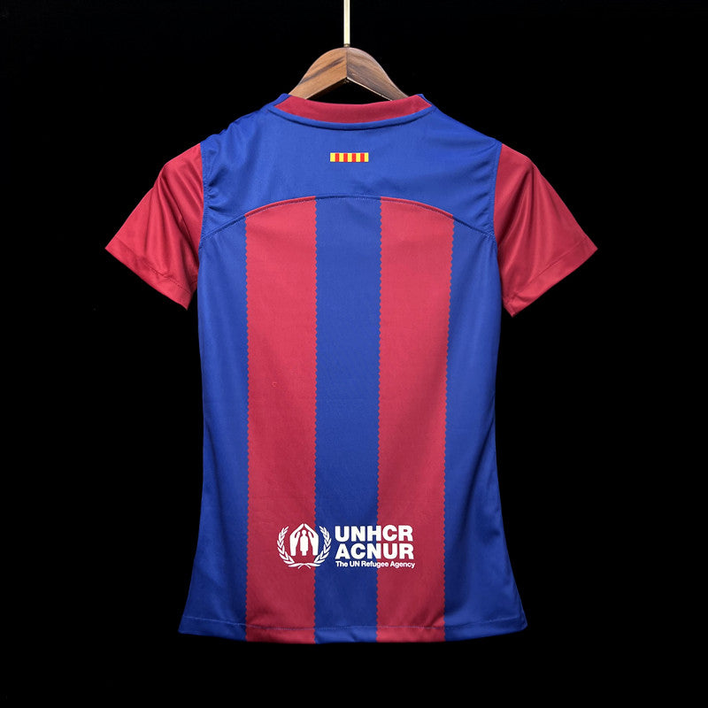 Barcelona 23/24 Camisa 1 / Torcedor Feminina
