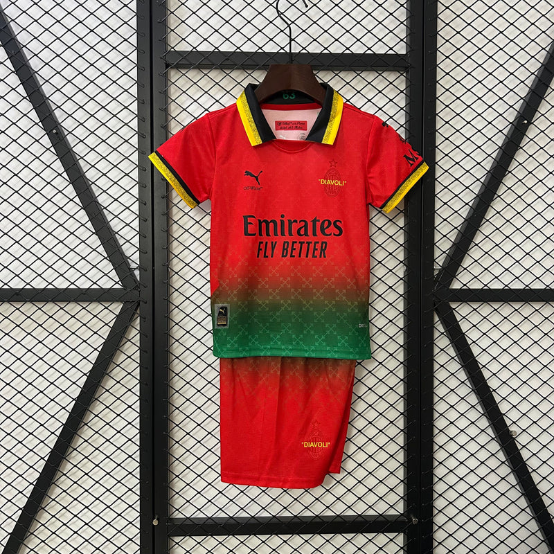 Ac Milan 25/26 Kit Infantil Edição Especial