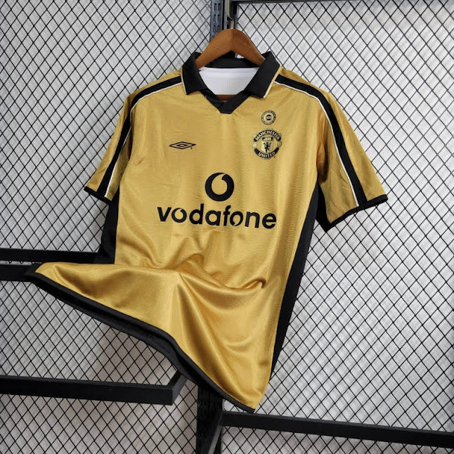 Manchester United 2001/ 02 Camisa 2 Em 1 Retrô
