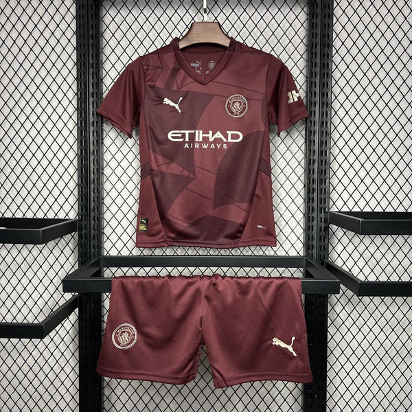 Manchester City 24/25 Kit Infantil 3