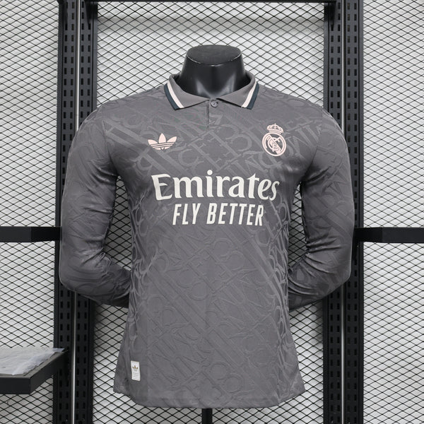 Real Madrid 24/25 Camisa 3 Manga Longa / Jogador