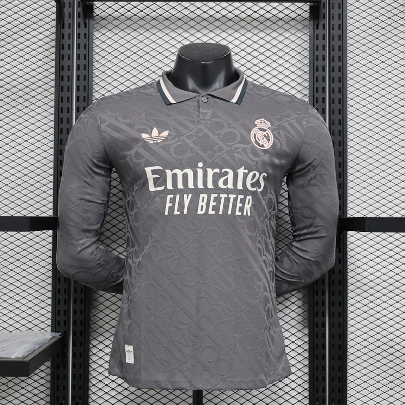 Real Madrid 24/25 Camisa 3 Manga Longa / Jogador