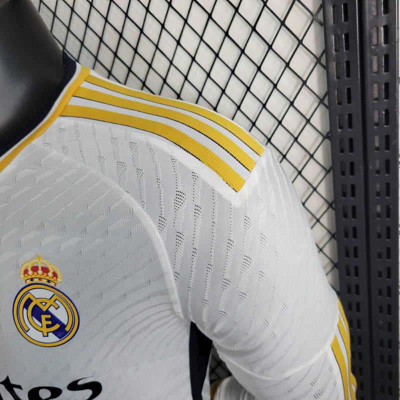 Real Madrid 23/24 Camisa 1 Manga Longa / Jogador