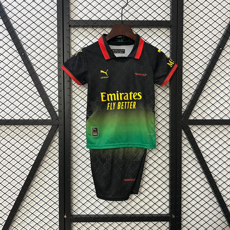 Ac Milan 25/26 Kit Infantil Edição Especial