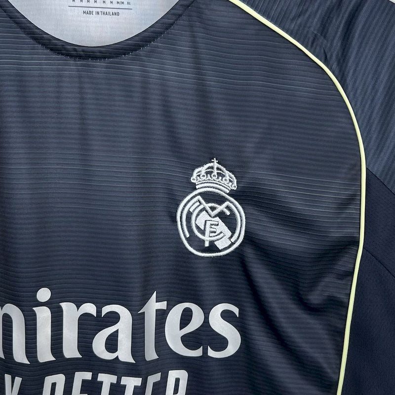 Real Madrid 25/26 Camisa 2 Manga Longa / Torcedor