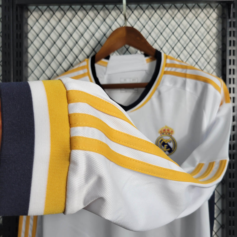 Real Madrid 23/24 Camisa 1 Manga Longa / Torcedor