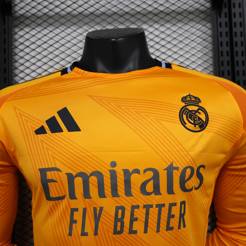 Real Madrid 24/25 Camisa 2 Manga Longa / Jogador