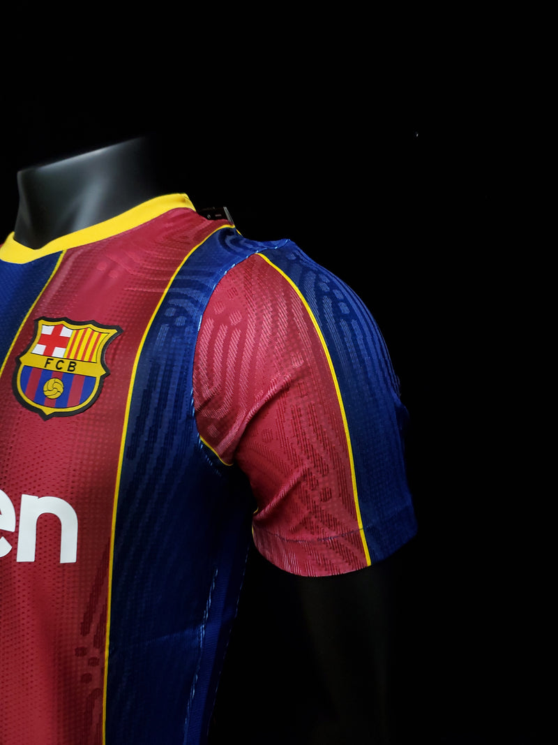 Barcelona 20/21 Camisa 1 Retrô / Jogador