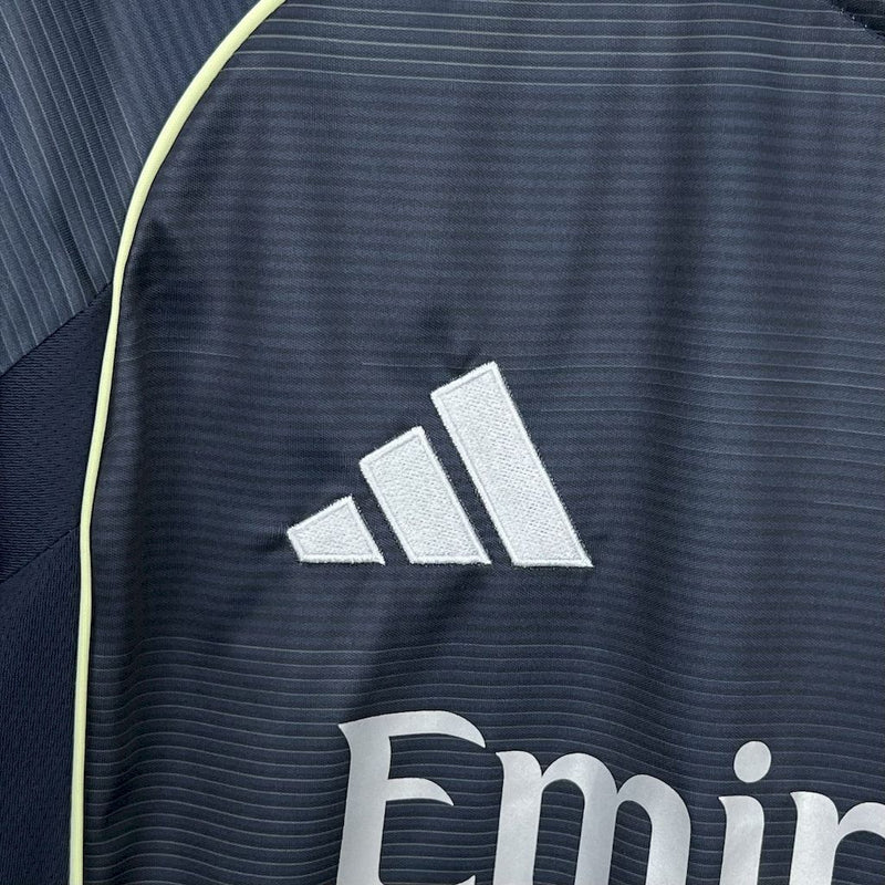 Real Madrid 25/26 Camisa 2 Manga Longa / Torcedor