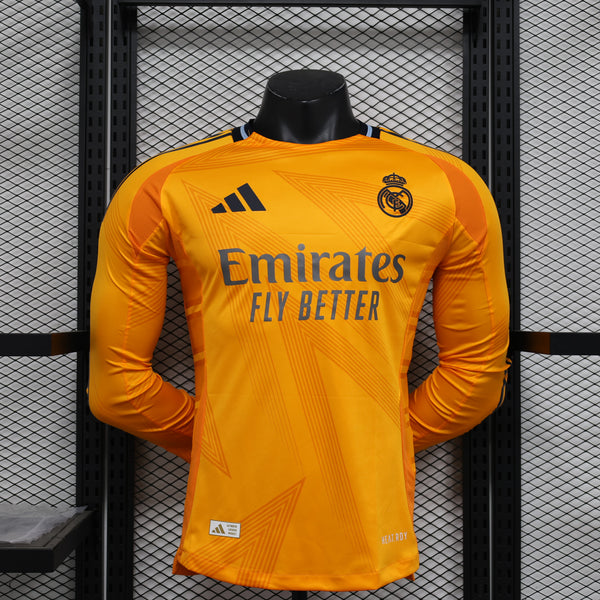 Real Madrid 24/25 Camisa 2 Manga Longa / Jogador