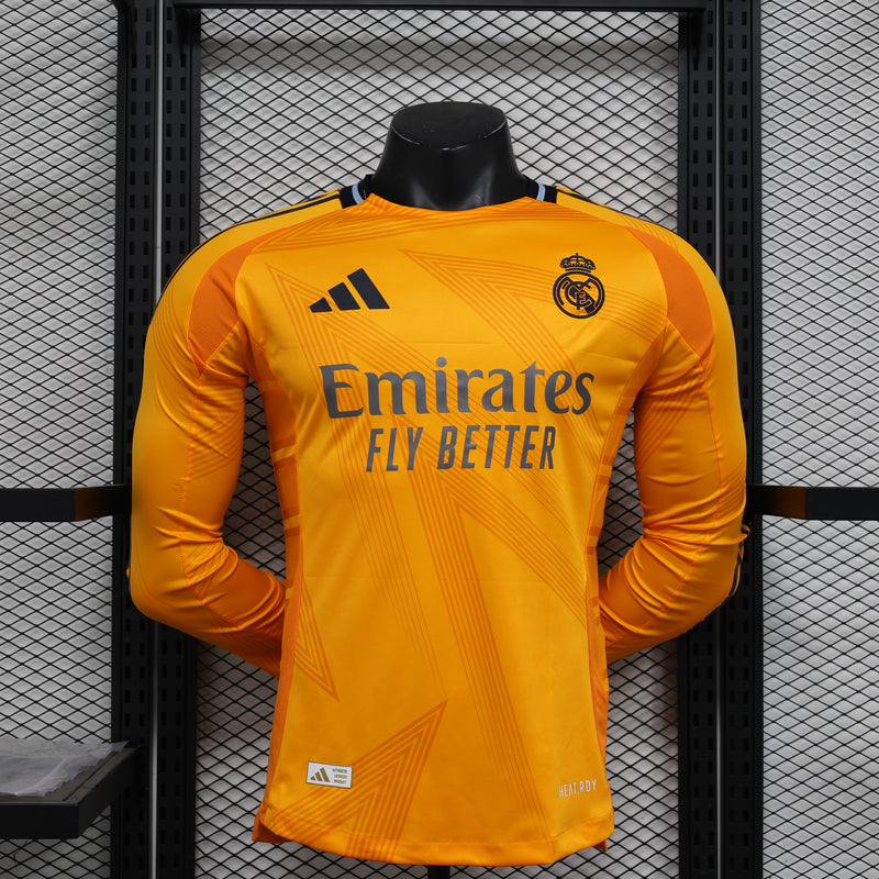 Real Madrid 24/25 Camisa 2 Manga Longa / Jogador