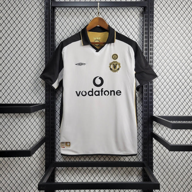 Manchester United 2001/ 02 Camisa 2 Em 1 Retrô