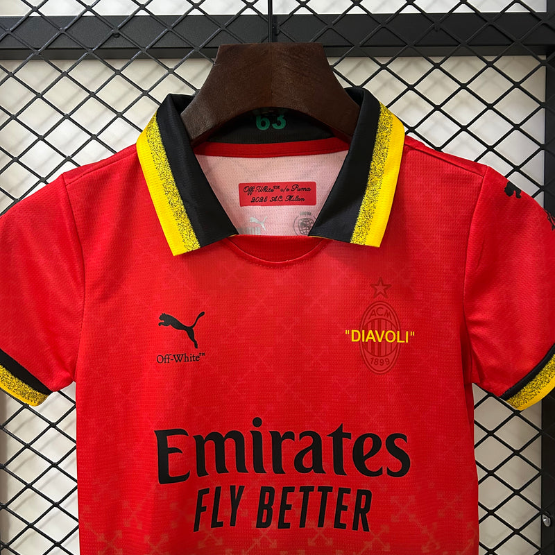 Ac Milan 25/26 Kit Infantil Edição Especial